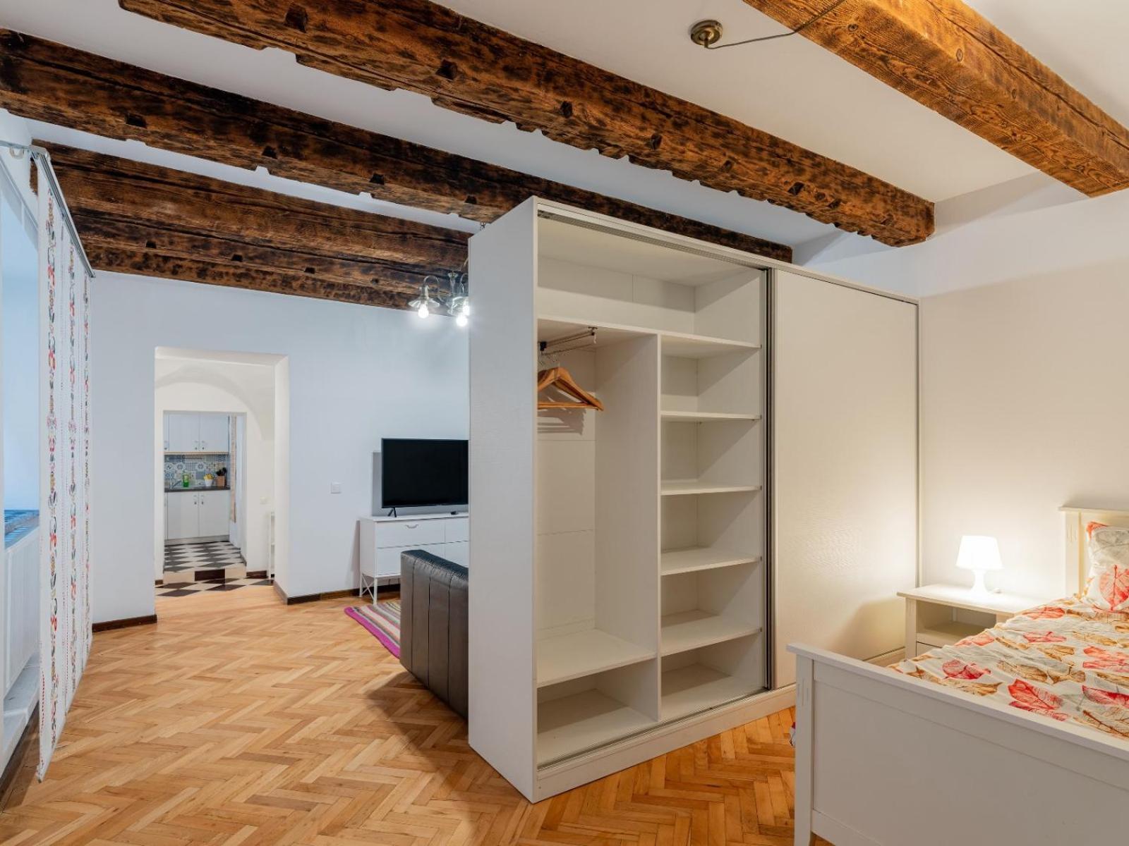 Studio King cu o canapea extensibilă
